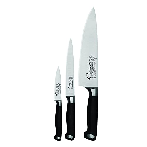 Messermeister San Moritz Starter Set   Includes Stealth Chef'S Knife, Utility Knife & Paring Knife   Rust Resistant & Easy To Maintain