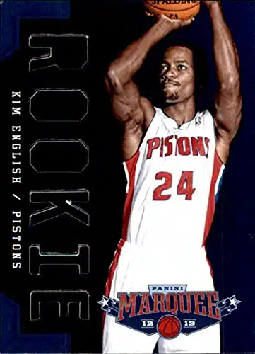 Panini Marquee Group Iii Rookies Laser Cut #Kim English Detroit Pistons Rookie Basketball Card