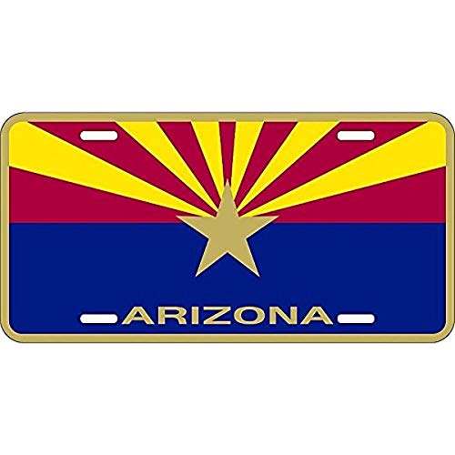 Signs Fun Parody License Plate  Az Flag   X  Decorative License Plate  Decoration Plate For Vehiclewall  Man Cave Decorations  Made In The Usa