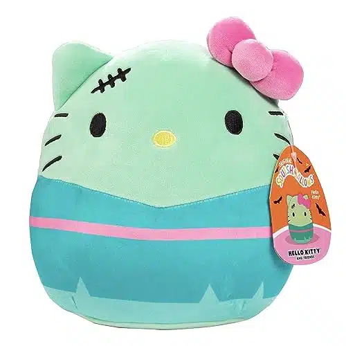 Squishmallows Hello Kitty Frankenkitty  Officially Licensed Kellytoy Halloween Sanrio Plush  Collectible Soft Squishy Stuffed Animal Toy  Add To Your Squad  Gift For Kids, Gir