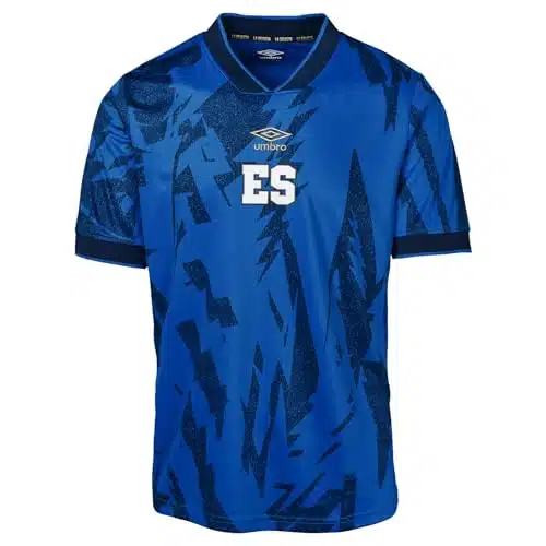 Umbro El Salvador Jersey (As, Alpha, X_L, Regular, Regular, Home   Blue)