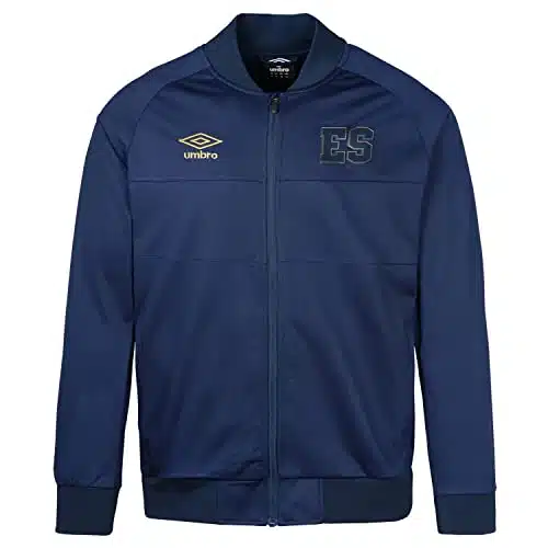 Umbro El Salvador Men'S Anthem Jacket (As, Alpha, L, Regular, Regular)