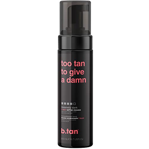 B.tan Ultra Dark Self Tanner  Too Tan   Fast, Hour Sunless Tanner Mousse, No Gimmicks, No Fake Tan Smell, No Added Nasties, Vegan, Cruelty & Paraben Free, Fl Oz