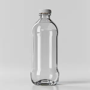 glass water bottle