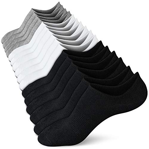 Wernies No Show Socks Women Low Socks Non Slip Flat Boat Line Pairs