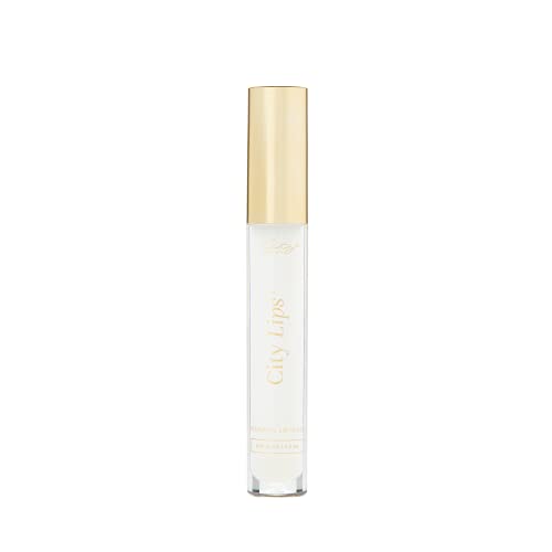 City Beauty City Lips Clear   Plumping Lip Gloss   Hydrate & Volumize   All Day Wear   Hyaluronic Acid & Peptides Visibly Smooth Lip Wrinkles   Cruelty Free (Clear)