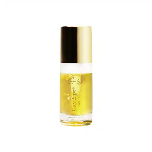 City Beauty City Lips Night Oil   Plumping Lip Oil   Hydrate & Volumize   Solution For Chapped, Cracked, Dry Lips   Cruelty Free