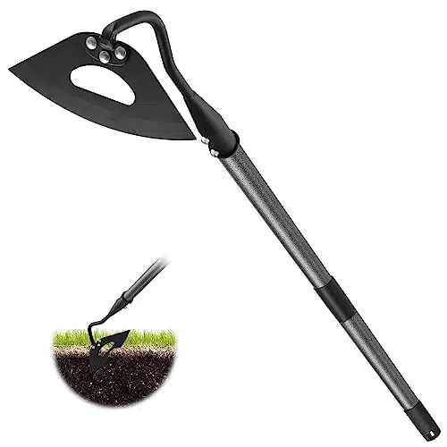 Hoe Garden Tools   Hardened Hollow Garden Hoe With Long Handle Inch   Heavy Duty Metal Garden Hoes Manual Weeder For Gardening Weeding Loosening Soil Digging, Hand Hoe Garden 