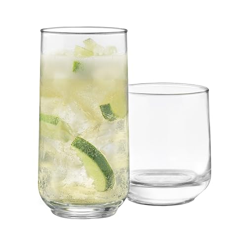 Libbey Ascent Piece Tumbler And Rocks Glass Set