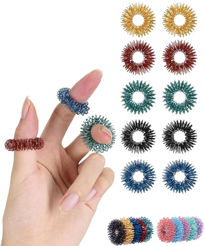 Mr. Pen  Spiky Sensory Rings, Pack, Stress Relief Fidget Sensory Toys, Fidget Rings, Fidget Ring For Anxiety, Stress Relief Rings, Massager For Fidget Adhd Autism, Silent Stre