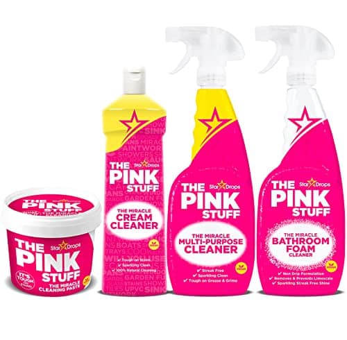 Stardrops   The Pink Stuff Ultimate Bundle   Miracle Cleaning Paste, Multi Purpose Bathroom Spray And Foam Cleaner