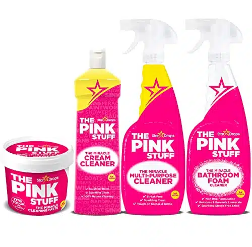 Stardrops   The Pink Stuff Ultimate Bundle   Miracle Cleaning Paste, Multi Purpose Bathroom Spray And Foam Cleaner