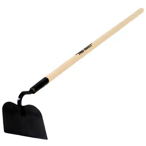 Truper Tru Built Inch Welded Garden Hoe, Inch Head, Wood Handle