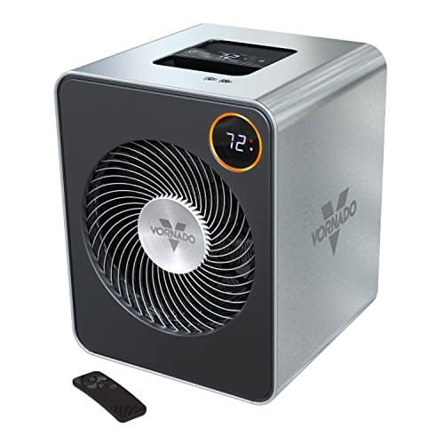 Vornado Vmhihole Room Metal Space Heater, Digital Thermostat, Remote Control, Atts, Stainless Steel