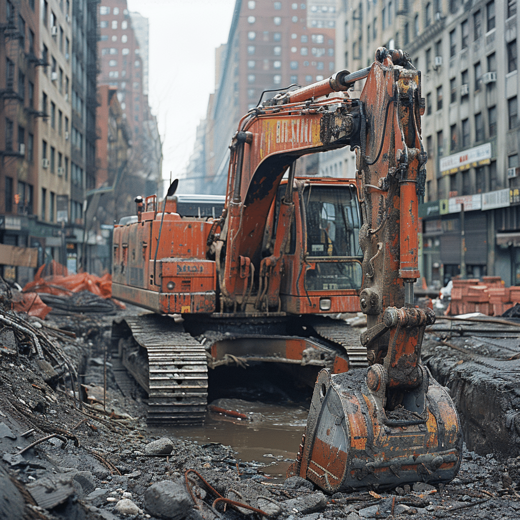 Machine At A Construction Site Nyt