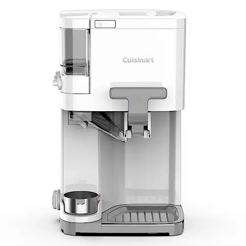 Cuisinart Soft Serve Ice Cream Machine  Mix It In Ice Cream Maker For Frozen Yogurt, Sorbet, Gelato, Drinks Quart, White, Ice