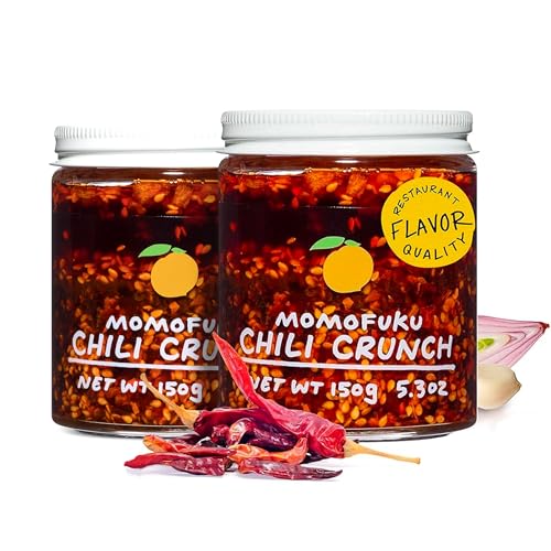 Momofuku Chili Crunch By David Chang, (Ounces), Chili Oil With Crunchy Garlic And Shallots, Spicy Chili Crisp, Pack