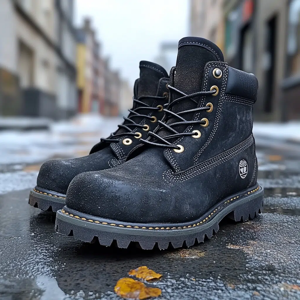 black timberland boots