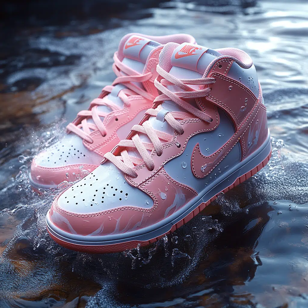 pink nike tech