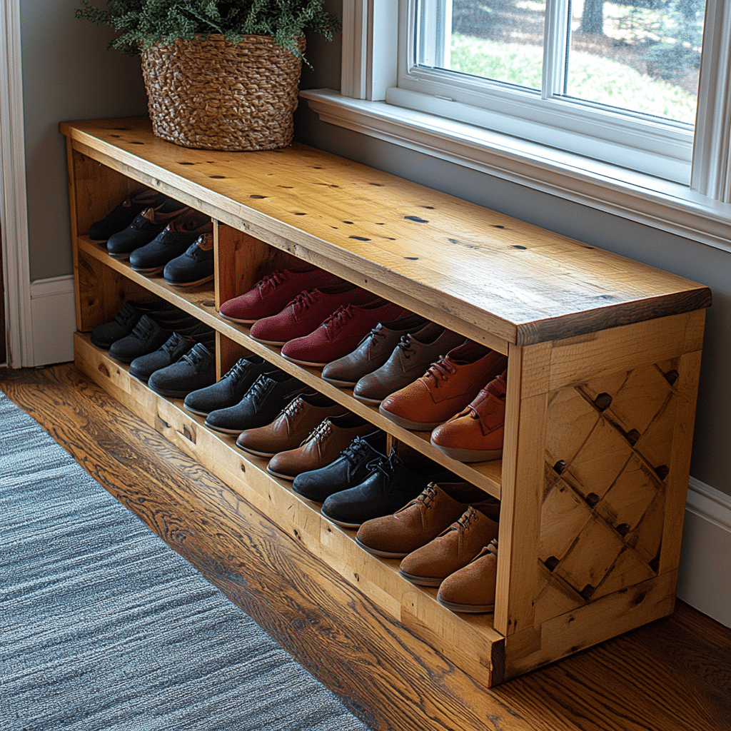 shoe storage bench