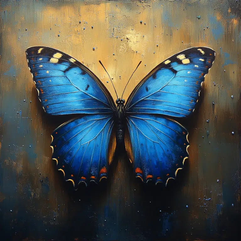 blue butterfly