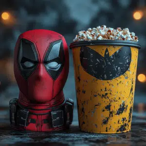 deadpool and wolverine popcorn bucket