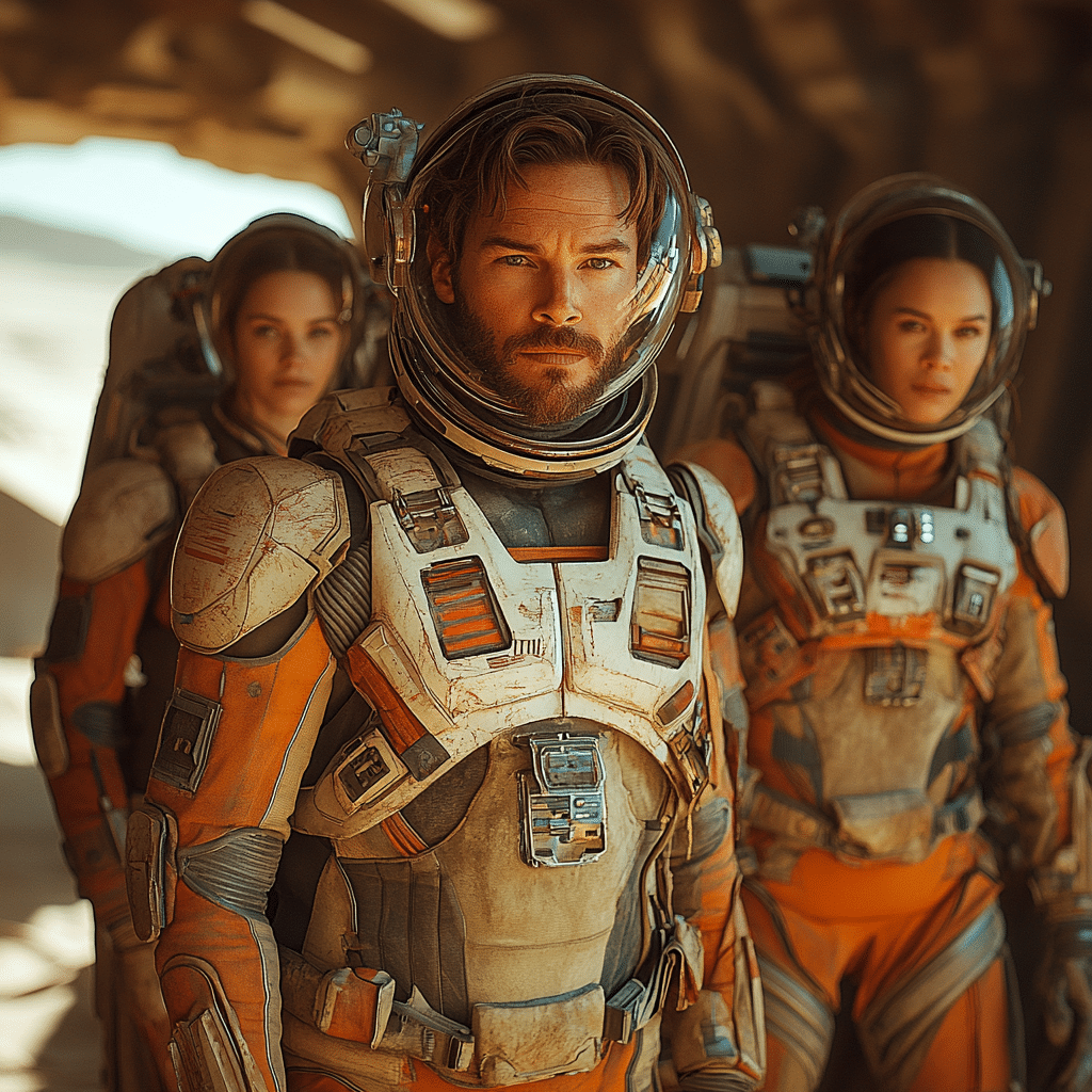 the martian cast